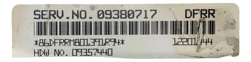 Computadora Chevrolet Malibu 99-02 09380717 (dfrr)