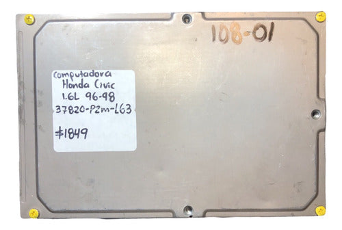 Computadora Honda Civic 1.6l 96-98 37820-p2m-a63