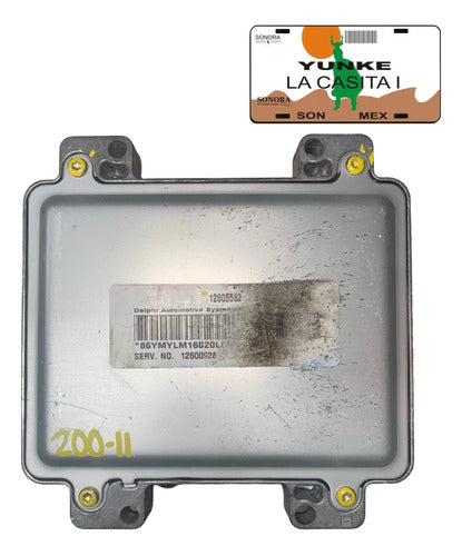 Computadora Chevrolet Equinox 3.4l 2006 12605582 (ymyl)