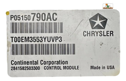 Computadora Jeep Grand Cherokee 3.2l 2014 P05150790ac