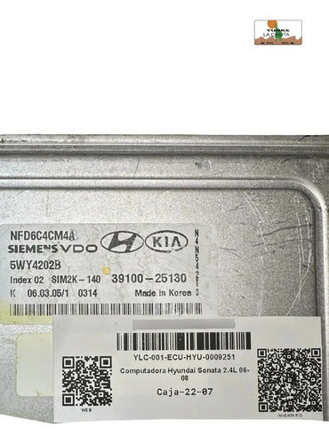 Computadora Hyundai Sonata 2.4l 06-08 39100-25130