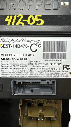 Caja De Fusibles Bcm Ford Fusion 2.3l 06-09 6e5t-14b476-cg