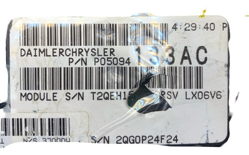 Computadora Dodge Charger 2006 3.5l P05094133ac