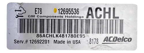 Computadora Chevrolet Trax 1.4l A/t 17-19 12695536 (achl)