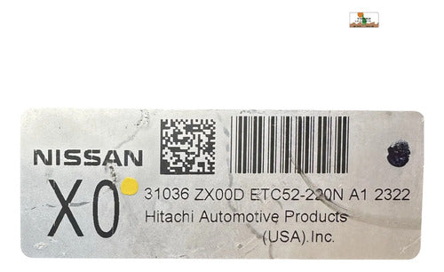 Modulo Tcm Nissan Altima 2.5l 10-12 31036 Zx00b (x0) P1