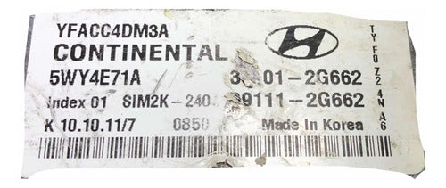 Pcm Computadora Hyundai Sonata 2011-2014 2.4l 39101-2g662