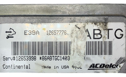 Computadora Chevrolet Traverse 3.6l 2014 12657776 (abtg)