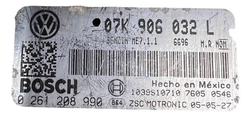 Computadora Vw Jetta 2.5l 2006 07k 906 032 L