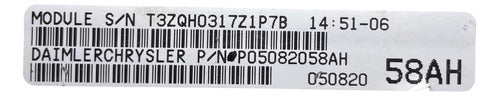 Modulo Bcm Chrysler Pacifica 2007-2008 P05082058ah