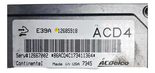 Computadora Chevrolet Impala 2017-2019 12685918 (acd4)