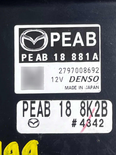 Computadora Mazda 3 2.0l 2014-2016 Peab 18 881a