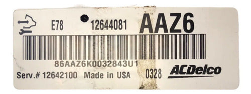 Pcm Computadora Chevrolet Cruze 1.4l 11-13 12644081 (aaz6)