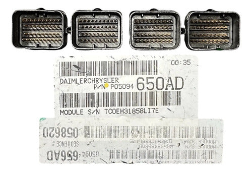 Pcm Computadora Dodge Caravan 3.3l A/t 2006 P05094650ad