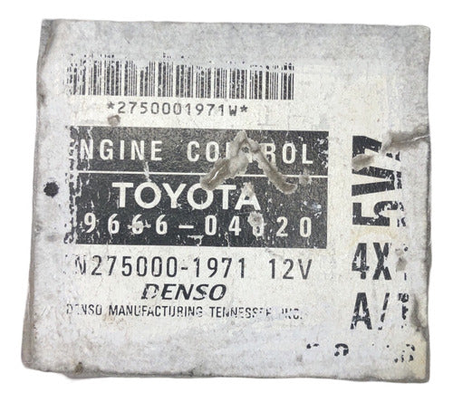 Computadora Toyota Tacoma 3.4l 2002 89666-04020