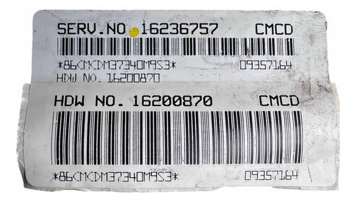 Computadora Chevrolet Malibu 99-05 16236757 (cmcd)