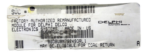 Computadora Chevrolet Malibu 99-02 09380717
