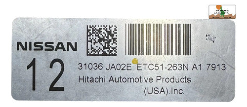Modulo Tcm Nissan Altima 2.5l 07-08 A/t Etc51-263n A1 (12)