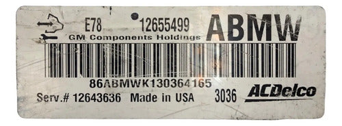Pcm Computadora Chevrolet Silverado 2500 2013 12655499(abmw)