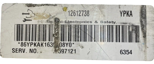 Pcm Computadora Pontiac G6 3.5l 2007 12612738 (ypka)