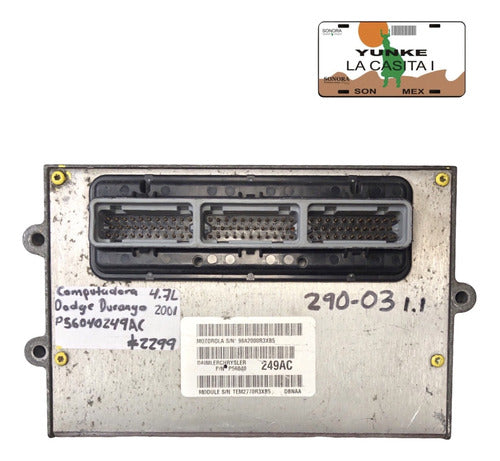 Computadora Dodge Durango 4.7l 2001 P56040249ac