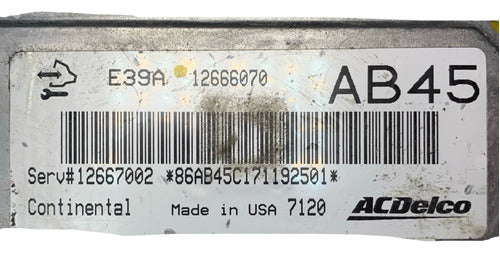 Computadora Chevrolet Impala 3.6l 2017 12666070 (ab45)