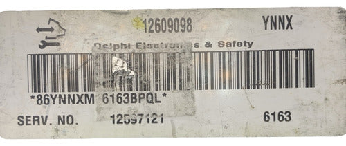Computadora Chevrolet Impala 3.5l A/t 06-07 12609098 (ynnx)