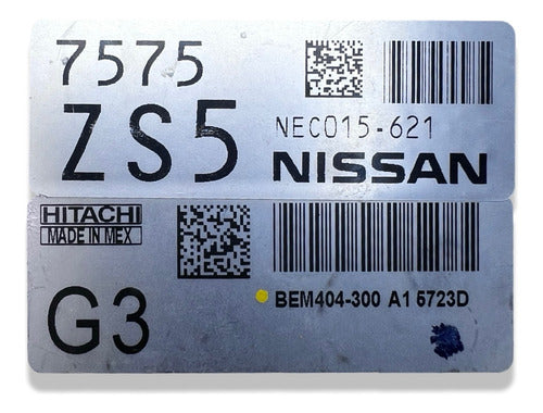Computadora Nissan Sentra 1.8l 13-16 Bem404-300 (g3)