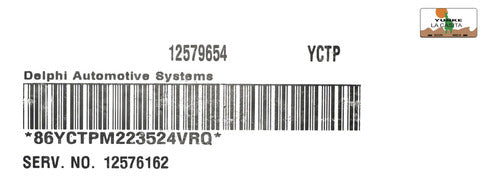 Computadora Chevrolet Cavalier 2.2l A/t 2003 12579654 (yctp)