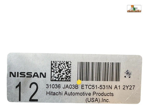 Modulo Tcm Nissan Altima 2.5l 07-08 Etc51-531n (12)