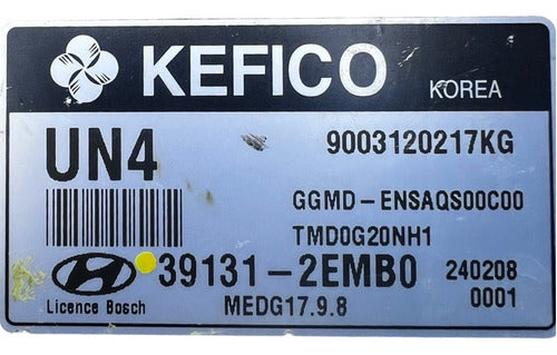 Computadora Hyundai Elantra 2.0l A/t 14-16 39131-2emb0
