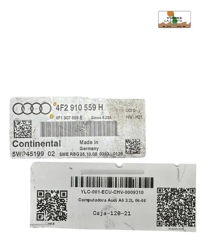 Computadora Audi A6 3.2l 06-08 4f1 907 559 E