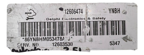 Computadora Chevrolet Impala 3.5l 2006 12606474 (ynbh)