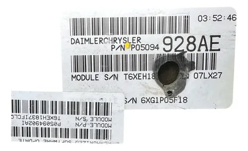 Pcm Computadora Chrysler 300 2.7l 2007 P05094928ae