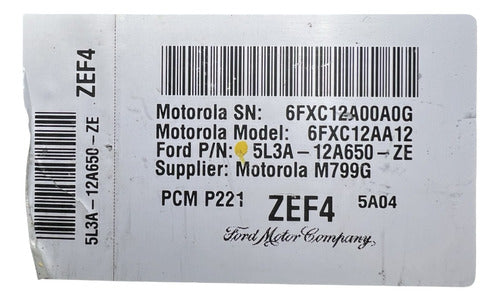 Computadora Ford F-150 4.2l 2005 5l3a-12a650-ze