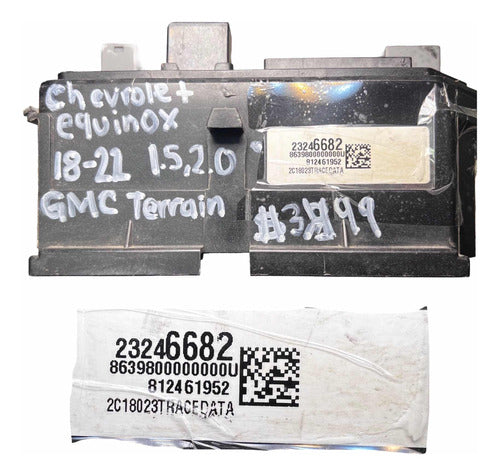 Caja De Fusibles Chevrolet Equinox 1.5 2018-2022 23246682