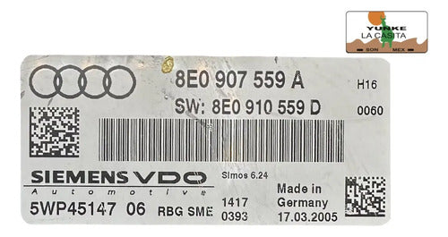 Pcm Computadora Audi A4 3.2l A/t 06-08 8e0 907 559 A