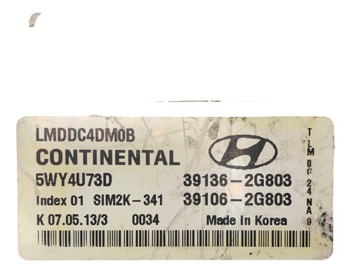 Hyundai tucson 2010-2013 automático Motor 2.4 PN: 39136-2G803