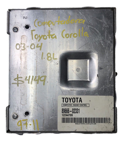 Computadora Toyota Corolla 1.8l 2003-04         89666-02331