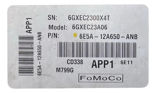 Pcm Computadora Ford Fusion 2.3l 06-07 6e5a-12a650-anb P2
