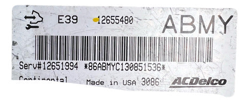 Computadora Chevrolet Impala 2012-2016 12655480 (abmy)