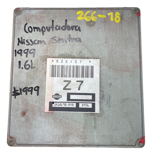 Computadora Nissan Sentra 1.6l 1999 Ja18l98 By8 ( Z7)