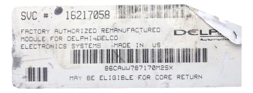 Computadora Chevrolet Venture 96-08 16217058