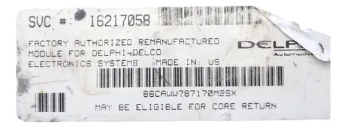 Pcm Computadora Chevrolet Venture 96-08 16217058