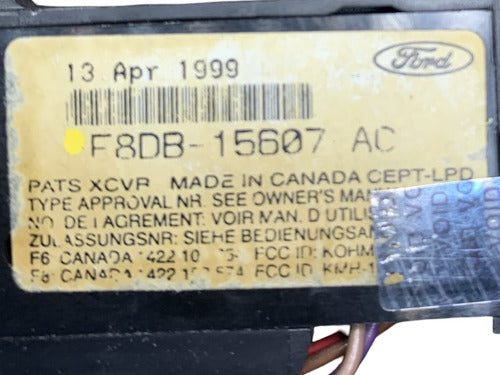 Inmovilizador Ford F150 1997-2000 F8db-15607-ac