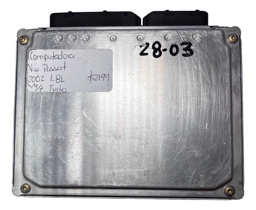 Computadora Vw Passat 1.8l A/t 2002 Turbo 4b0 906 018 Cm