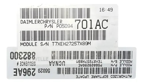 Computadora Dodge Ram 1500 4.7L A/t 2006 P05094701AC