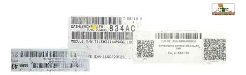 Computadora Chrysler 300 2.7l A/t 2005 P04606834ac