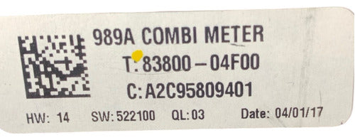 Velocímetro Cluster Toyota Tacoma 16-17 83800-04f00