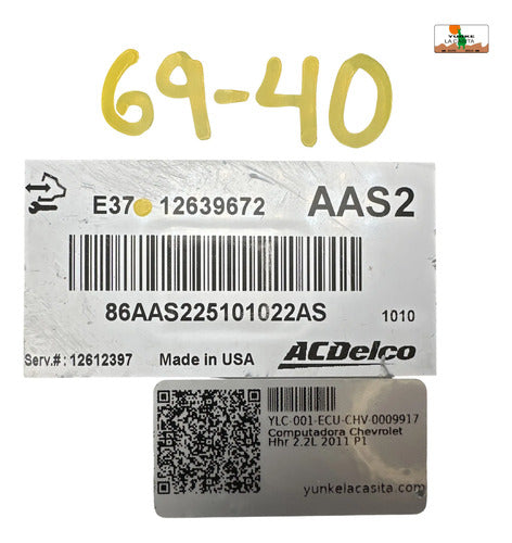 Pcm Computadora Chevrolet Hhr 2.2l 2011 P1