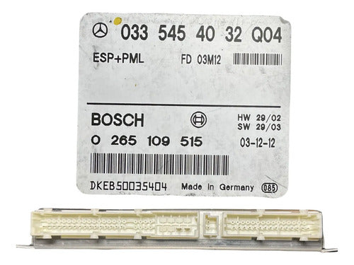 Módulo Abs Mercedes Benz Sl500 5.0l 03-06 033 545 40 32 Plateado